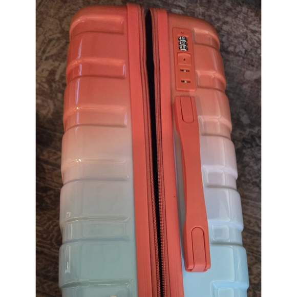 14"/20" 2 pcs/set in PC Spinner Wheel Luggage, Carry on Suitcase, With Gradient - Picture 10 of 16